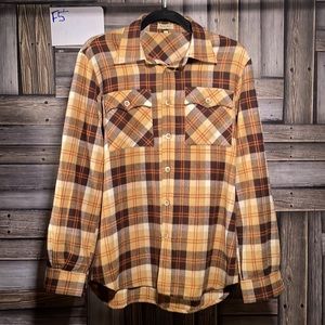 Ragno vintage wool plaid western style button-down sz 39 (medium)